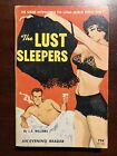 Lecteur de soirée The Lust Sleepers J X Williams feuille verte 1964 années 1960 vintage livre PB