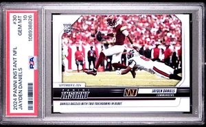 2024 Panini Instant Jayden Daniels Rookie Card 1/2774 SP Commanders 30 RC PSA 10 - Bild 1 von 4
