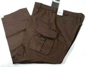 NEW MENS BLAUER 8980 CARGO POCKET RAYON POLYESTER PANTS BROWN 30x32