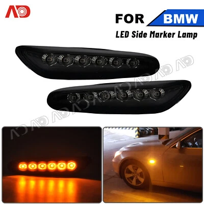 Lámparas de señalización delanteras ahumadas para BMW Serie 1 3 5 323i 325i 328i 525i 530i Foto 1 de 4