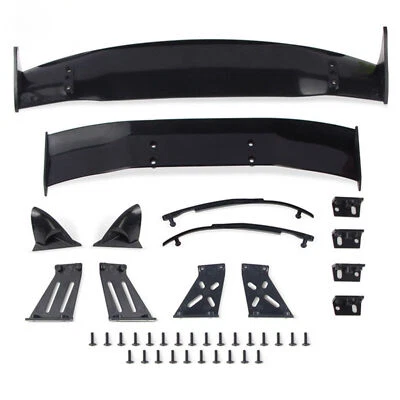 Universal Car Rear Wings Plastic Spoiler Wing for 1/10 RC Racing Drift Model Car - Image 1 of 4