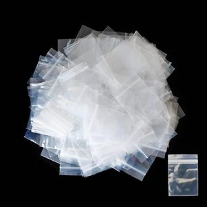 Small Plastic Bags Mini Zip Lock Bags for Jewelry Pill, Small Item 500 Pcs US - Picture 1 of 6