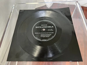 Dr. Martin Luther King Jr speaks to the California Democratic Council Flexi Disc - Picture 1 of 10