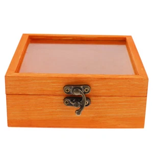 Espositore portagioie legno massello regalo miss piccole scatole portaoggetti collana - Foto 1 di 12