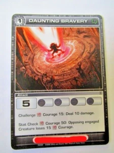ChaoticDaunting Bravery LP Uncommon Attack Used Code! - Picture 1 of 1