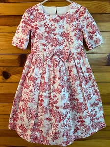 NWOT Janie and Jack Holiday Concert Red Tulle Dress with Bow Girls Size 6 - Picture 1 of 5