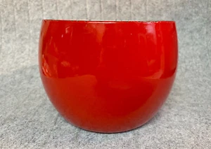 Vintage DANSK Design IHQ France Red Enamel Bowl 6 ¼” in Diameter x 5” Tall - Picture 1 of 6