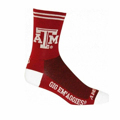 Socks Texas A&M University Officially Licensed Multi Purpose crew length 5" Cover