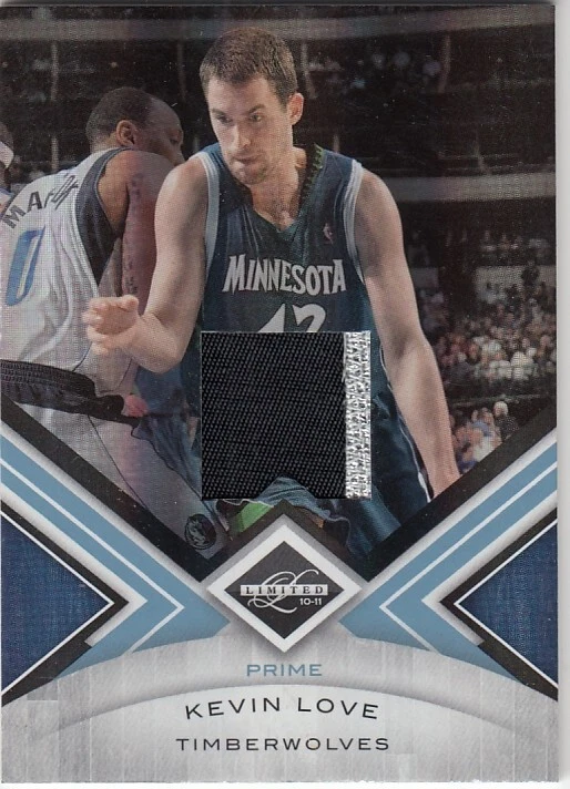 Camiseta deportiva Panini Limited 2010 Kevin Love Timberwolves Prime 2 colores parche reliquia/25 Foto 1 de 1