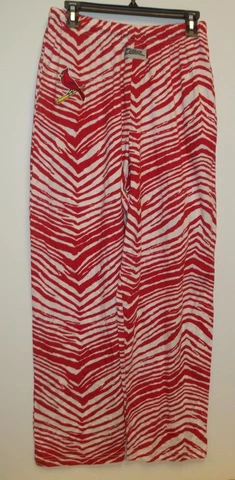 Zubaz St. Louis Cardinals Zebra Print Athletic Lounge Pants - Size Medium - New Cover