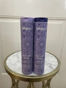 Amika Bust Your Brass Cool Blonde Shampoo(9.2Oz) & Conditioner (9.2 Oz) DUO SET!