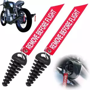 2x Universal Motorcycle Dirt Bike Wash Plug Silencer Muffler Exhaust Pipe - Picture 1 of 11