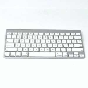 Apple A1314 OEM Wireless Bluetooth Magic Keyboard White Tested - Used Very Good - Picture 1 of 8