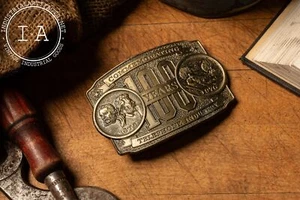 1976 Commemorative Telephone Industry Belt Buckle - Picture 1 of 5