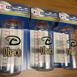 MLB Arizona Diamondbacks 3 pk 9oz Baby Bottle - Picture 1 of 7