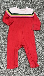 Conjunto de suéter de una pieza para niñas Gymboree rojo 24 meses - Imagen 1 de 2