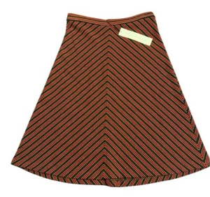 Diane Von Furstenberg Women’s Size 6 100% Wool Pull On Striped Skirt Dawnie - Picture 1 of 11