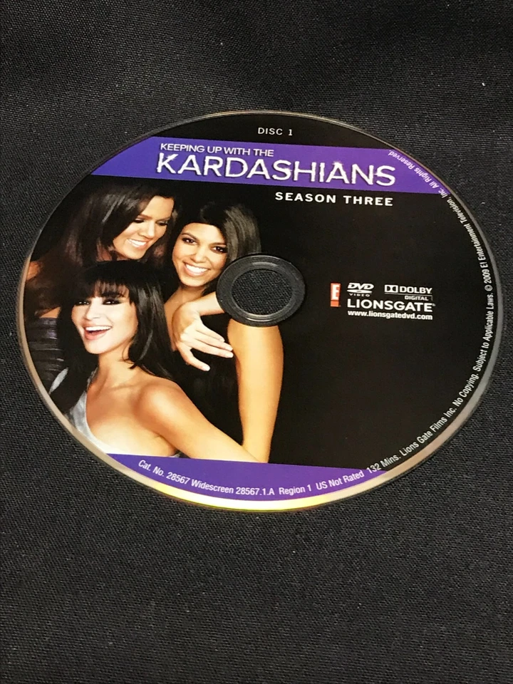 Keeping Up With Kardashians : Season 3 Disc 1 - DVD Disc Only-Replacement Disc - Image 1 of 1