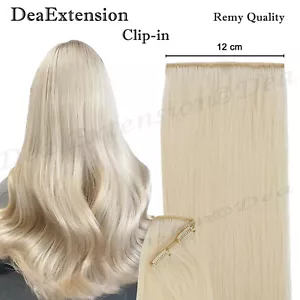 Extension Clip Capelli Veri Naturali Fascia 3 clip 12 cm 55 - 60 cm SEISETA Remy - Imagen 1 de 45