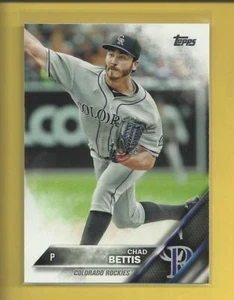 Chad Bettis 2016 Topps Series 1 Card # 149 Colorado Rockies Baseball MLB - Picture 1 of 2