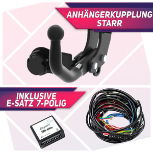 Anhängerkupplung AHK starr für Mercedes Vaneo W414 2001-2006 E-Satz 13-polig Anhängerkupplung AHK starr für Mercedes Vaneo W414 2001-2006 E-Satz 13-polig