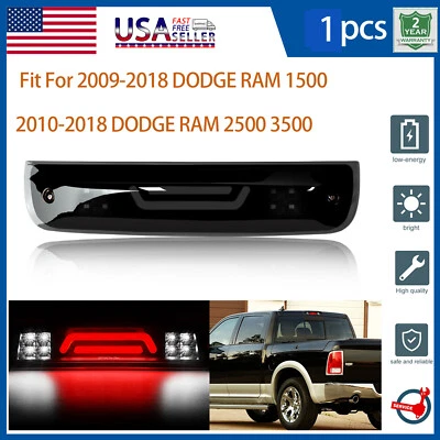 Tercera luz de freno LED ahumada lámpara de carga para Dodge Ram 1500 2500 3500 2009-18 Foto 1 de 4