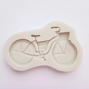 RETRO BICYCLE MOLD, Cake Decoration, Fondant Mold, Chocolate Mold, Resin Mold - Picture 1 of 1