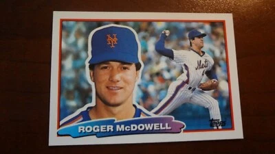 1988 TOPPS BIG BASEBALL CARD  # 101 ROGER MCDOWELL  - Image 1 of 2