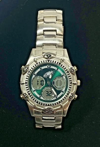 NFL Philadelphia Eagles Mens Watch Light Timer Digital & Analog - Picture 1 of 1