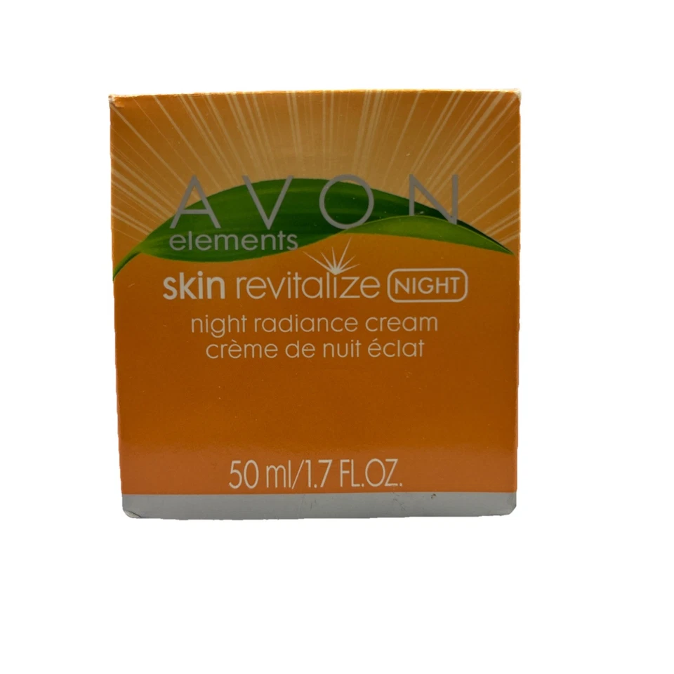Set of 2 Avon Elements Skin Revitalize Night Radiance Cream