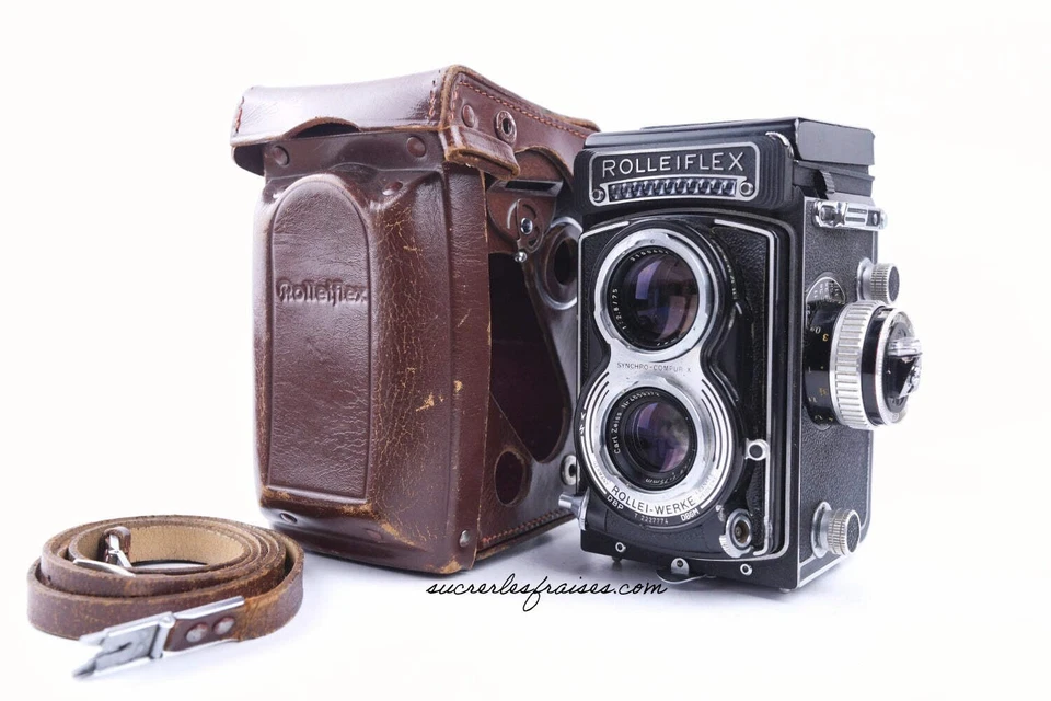 Rolleiflex T - Model 3 - Carl Zeiss Tessar - 75mm f:/3.5 - Cellule fonctionnelle - Photo 1/4