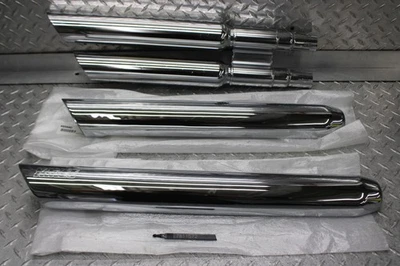 09-15 JUEGO SILENCIADOR ESCAPE HONDA FURY TWIN SLASH SLIP-ONS VANCE & HINES (NUEVO) Foto 1 de 4