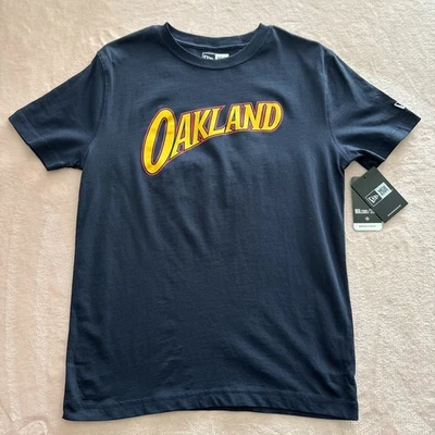 Camiseta manga corta "Oakland" Golden State Warriors NBA pequeña nueva con etiquetas para hombre Foto 1 de 4