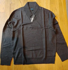 Apt. 9 Men's Brown Sweater Merino Wool And Acrylic XL NEW! - Picture 1 of 5