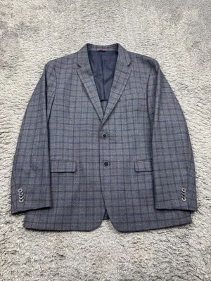 Tommy Hilfiger Blazer Hombres 42S Gris Carbón Cuadros Lana Peinada Chaqueta de Carrera Foto 1 de 4