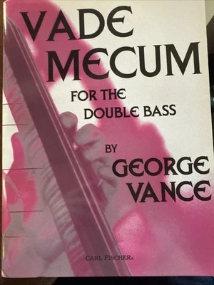Vade Mecum для контрабаса, этюд книга Джорджа Вэнса - Изображение 1 из 4