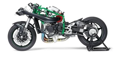 Kit Modelo Plástico Tamiya 14131 1/12 Kawasaki Ninja H2R Foto 1 de 4