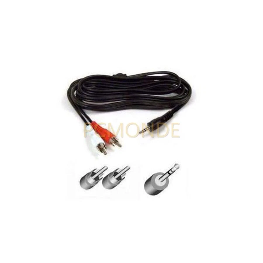 Belkin 12ft 3.5mm to Red / White Stereo Y-Splitter Audio Cable (F8V235-12) - Image 1 of 1