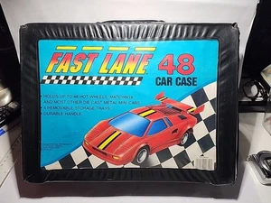 Hotwheels Konvolut 48 Vintage 70er-90er Diecast Autos im Vintage 90er Koffer - Bild 1 von 18