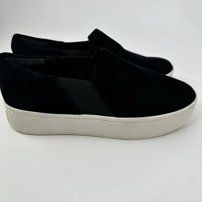 Vince Warren Zapatillas Sin Cordones Plataforma Gamuza Talla 8.5 Negras Zapatos Informales Neutros Foto 1 de 4