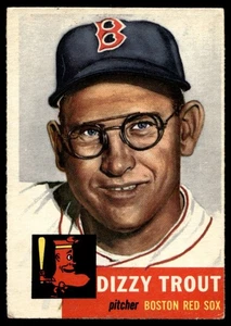 1953 Topps Dizzy Trout Boston Red Sox #169 A1 - Picture 1 of 2