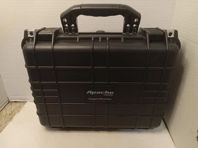 Funda rígida protectora de movilidad resistente Apache 3800 15x11x7 a prueba de agua SIN INS de espuma Foto 1 de 4
