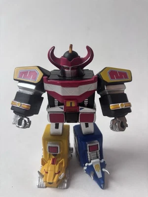 "Figura de 4"" usada Hasbro Loot Crate exclusiva de Power Rangers Dino Megazord" Foto 1 de 4