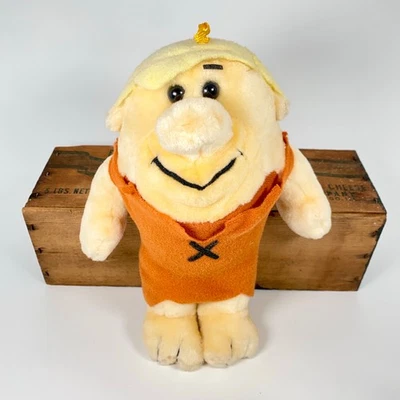 Barney Rubble 9" Plush The Flintstones Nanco Hanna Barbera Vintage 1989 -Nice - Image 1 of 2