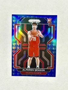 ALPEREN SENGUN 2021-22 PANINI PRIZM 75TH ANNIVERSARY BLUE PRIZM ROOKIE RC #318 - Picture 1 of 2
