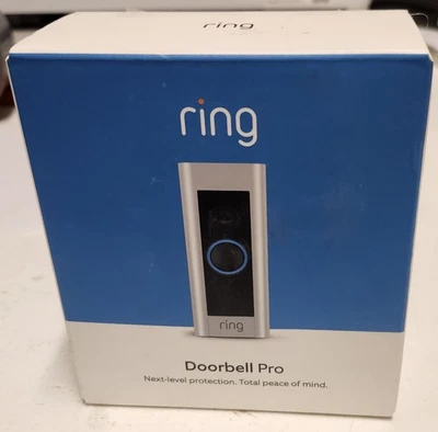 Timbre video con cable duro Ring Pro siguiente nivel protección timbre de seguridad Foto 1 de 4