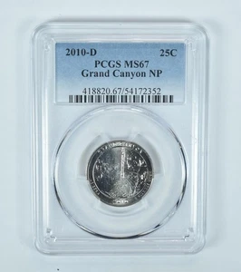 2010-D Washington Quarter ATB Grand Canyon MS67 PCGS *0255 - Picture 1 of 5