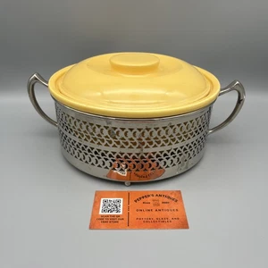 Fiestaware Kitchen Kraft Vintage Yellow Covered Casserole Fiesta WV HLC 1930 @@@ - Picture 1 of 6