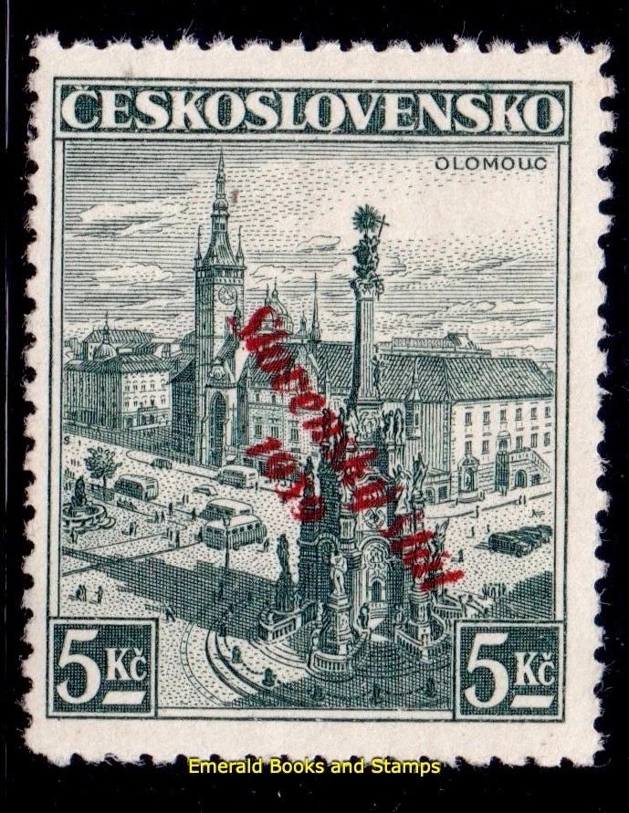 EBS Slovakia 1939 - "Slovenský štát /1939” overprint - Michel 21 - MNH** cv $107 - image 1 of 1