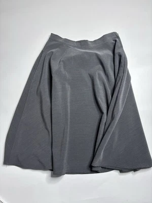 ModCloth Womens Size M Gray Heathered Elastic A-Line Skirt Minimalist Staple - Image 1 of 4